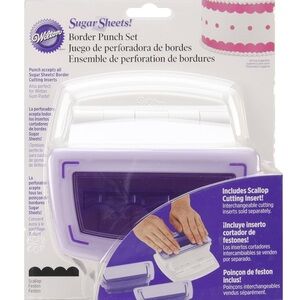 Wilton Sugar Sheets Border Punch Set - Scallop